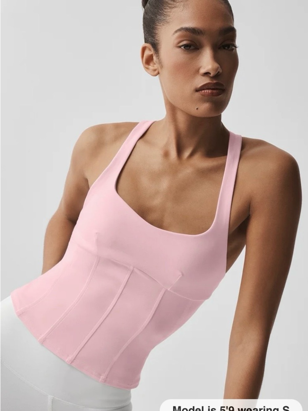 ALO Yoga Airbrush Sparks Fly Corset Tank
Size. XS. Color. Vintage pink - Picture 2 of 10